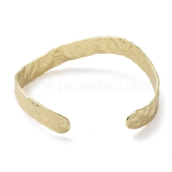 Rack Plating Brass Open Cuff Bangles&nbsp;BJEW-K244-01G