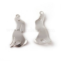 Brass Puppy Pendants&nbsp;KK-F772-04P