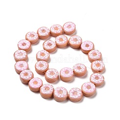 Handmade Lampwork Enamel Beads Strands&nbsp;LAMP-A001-F01
