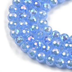 Electroplate Glass Beads Strands&nbsp;EGLA-B013-01A-AB05