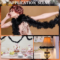 Turkey Feather Strips&nbsp;DIY-WH20095-011C