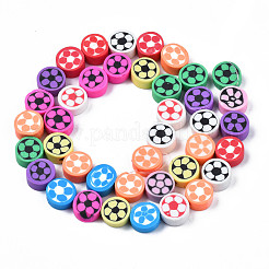 Handmade Polymer Clay Bead Strands&nbsp;CLAY-N006-75