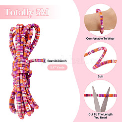 5M Rubber with Polyester Elastic Cord&nbsp;OCOR-BT0001-08C