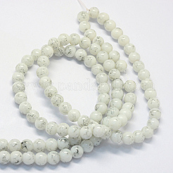 Baking Paint Glass Round Bead Strands&nbsp;X-DGLA-Q019-8mm-41