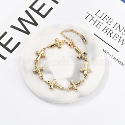 304 Stainless Steel Link Chain Bracelets for Women&nbsp;BJEW-U021-08G-03