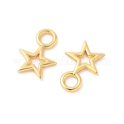 SHEGRACE Brass Star Charms&nbsp;XGR0160G-101G