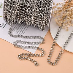 Tarnish Resistant 304 Stainless Steel Curb Chains&nbsp;STAS-O076-18