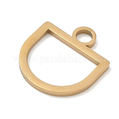 304 Stainless Steel Pendants&nbsp;STAS-P433-13B-G