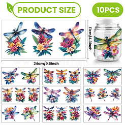 PVC DIY 熱転写紙  UV昇華カップ用  トンボ  110x240mm  10スタイル  1個/スタイル  10個/セット&nbsp;DIY-WH0517-213
