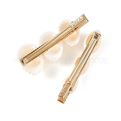 4Pcs 4 Styles Natural Shell Alligator Hair Clips&nbsp;PHAR-TA000002