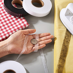 6Rolls 6 Style Non-woven Fabrics Polyamide Double-sided Hot Melt Adhesive Film&nbsp;DIY-CD0001-43