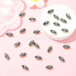 プレシオサ® マキシマ クリスタル 縫い付けカップ  マルチ連リンク  チェコクリスタル  真鍮製爪付き台座付き  719 39 048 ナベット  ゴールドカラー  00030 260 日暮れ  15x7mm&nbsp;LS-Y-PRC-SE15-00030-260-G