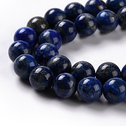 Natural Lapis Lazuli Beads Strands&nbsp;X-G-G423-8mm-A