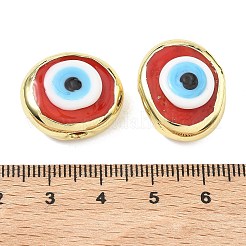 Handmade Evil Eye Lampwork Beads&nbsp;LAMP-D006-08G-07