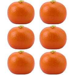 Plastic Orange Display Decorations&nbsp;DJEW-CN0001-47A