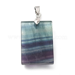 Natural Fluorite Pendants&nbsp;G-P487-05P