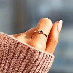 Heart 925 Sterling Silver Finger Rings for Women&nbsp;FS-WG1734C-04