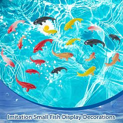 40Pcs 10 Styles PVC Imitation Fish Display Decorations&nbsp;DIY-CN0003-64