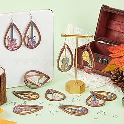 DIY Musical Instrument Theme Earring Making Kit&nbsp;DIY-SC0023-19