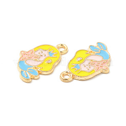Light Gold Plated Alloy Pendants&nbsp;ENAM-T016-38LG