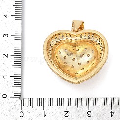 Brass Micro Pave Cubic Zirconia Pendants&nbsp;KK-A241-12G-04