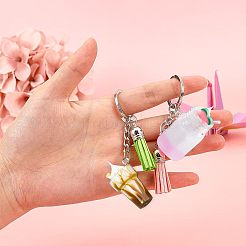 DIY Cute Tassel Keychain Making Kits&nbsp;DIY-OC0003-97