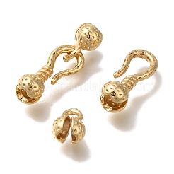 Brass S-Hook Clasps&nbsp;KK-H502-07G