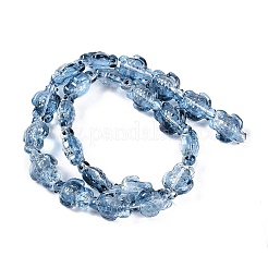 Transparent Glass Enamel Beads Strands&nbsp;GLAA-B021-06I