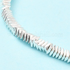 Electroplated Non-magnetic Synthetic Hematite Beads Strands&nbsp;G-G849-07S