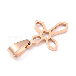 304 Stainless Steel Pendants&nbsp;STAS-H122-02RG