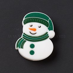 Christmas Silicone Focal Beads&nbsp;SIL-G003-F02-B