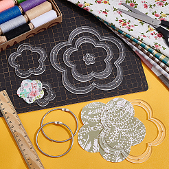 Transparent Acrylic Sewing Template&nbsp;AJEW-NB0007-10D