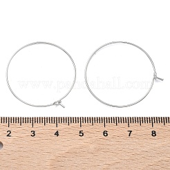 SHEGRACE Brass Hoop Earrings Findings&nbsp;XGR0005P-70P