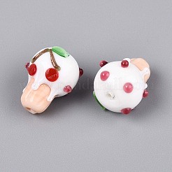 Handmade Lampwork Bumpy Beads&nbsp;LAMP-T022-06F