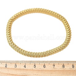 304 Stainless Steel Stretch Bangles for Women&nbsp;LS-BJEW-P315-02G-G