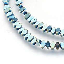 Electroplate Non-magnetic Synthetic Hematite Bead Strands&nbsp;G-I208-18-G-S