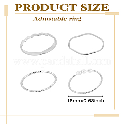 Alloy Finger Rings Sets for Women&nbsp;RJEW-LP0002-53P
