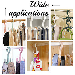AHADEMAKER 8Pcs 8 Style Plastic Multi-Function Bag Hangers&nbsp;AJEW-GA0005-59