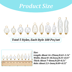 ABS Imitation Pearl Acrylic Pendant&nbsp;PALLOY-PH01626