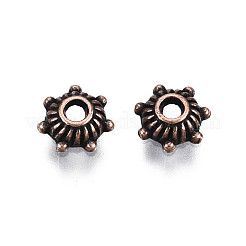 Tibetan Style Zinc Alloy Bead Caps&nbsp;X-RLF0514Y-NF