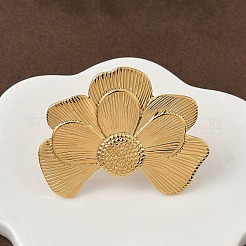 304 Stainless Steel Cuff Open Rings for Women&nbsp;LS-RJEW-F195-03G