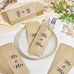 Kraft Paper Cutlery Bag&nbsp;AJEW-WH0609-564