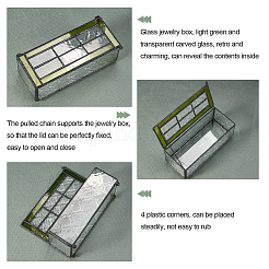 Tin Jewelry Box&nbsp;OBOX-WH0007-09