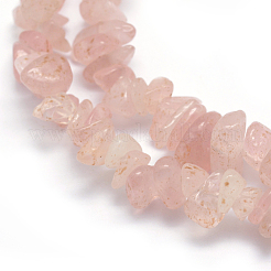 Natural Madagascar Rose Quartz Beads Strands&nbsp;G-P332-39