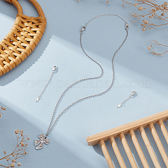 925 Sterling Silver Chain Extender Sets&nbsp;STER-BC0002-58
