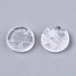 天然水晶カボション  フラットラウンド  8.5x2mm&nbsp;G-S359-218