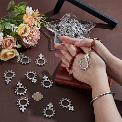 26Pcs Tibetan Style Alloy Pendants&nbsp;TIBEP-UN0001-28AS