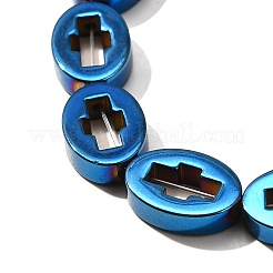 Electroplated Synthetic Non-magnetic Hematite Beads Strands&nbsp;G-L613-Z01-03A
