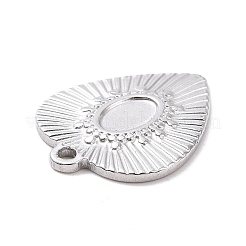 304 Stainless Steel Pendant Cabochon Settings&nbsp;STAS-G287-11