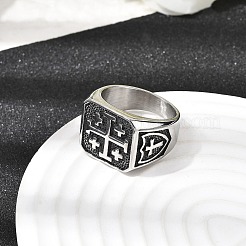 304 Stainless Steel Finger Rings for Men&nbsp;LS-RJEW-D339-01A-AS